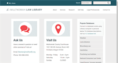 Desktop Screenshot of multlawlib.org